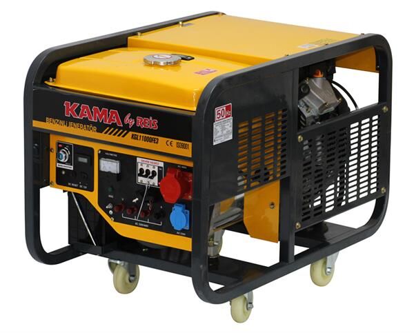 Kama By Reis KGL12000FE3 11,9 Kw Trifaze Trifaze Benzinli Jeneratör