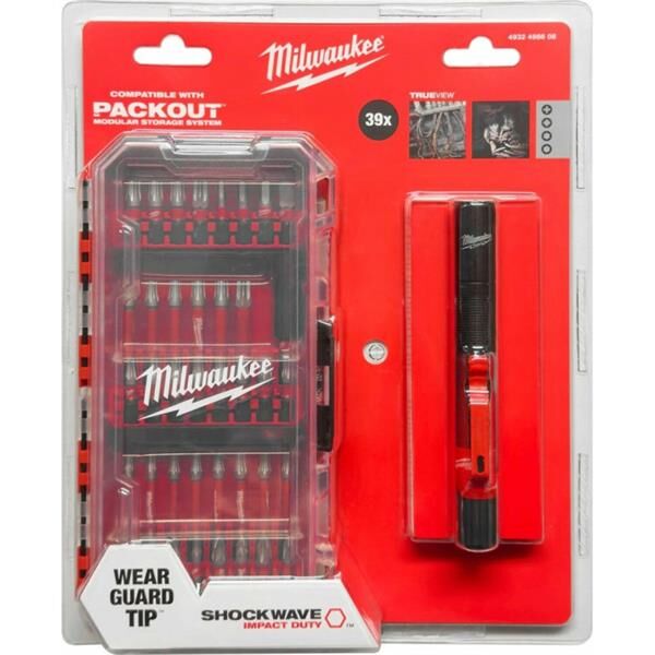 Milwaukee Bits Uç Set 39 Parça + Led Fener 4932498608