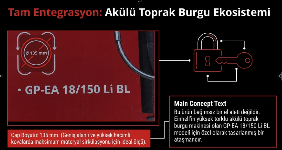 Einhell Harç Karıştırıcı 120 mm 3437011
