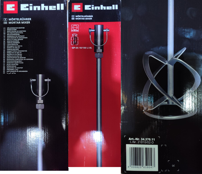 Einhell Harç Karıştırıcı 120 mm 3437011
