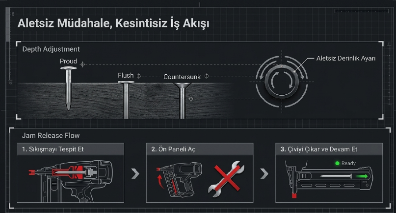 Einhell Fıxetto 18/50 N 2X4.0 Ah Akülü Çivi Çakma Makinesi