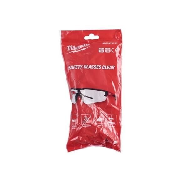 Milwaukee Geliştirilmiş Koruyucu Gözlük Şeffaf 4932478763