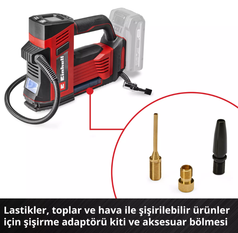 Einhell Ce-Cc 18/23 D Lİ - Solo Akülü Oto Hava Kompresörü 2071025