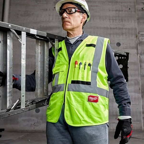 Milwaukee Yüksek Görünürlüklü Yelek Sarı L/XL 4932471890