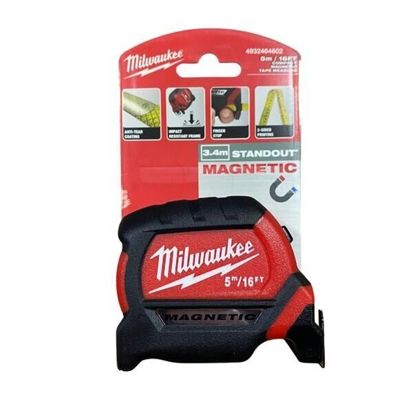 Milwaukee Şerit Metre Manyetik Premium 5MT/16 4932464602