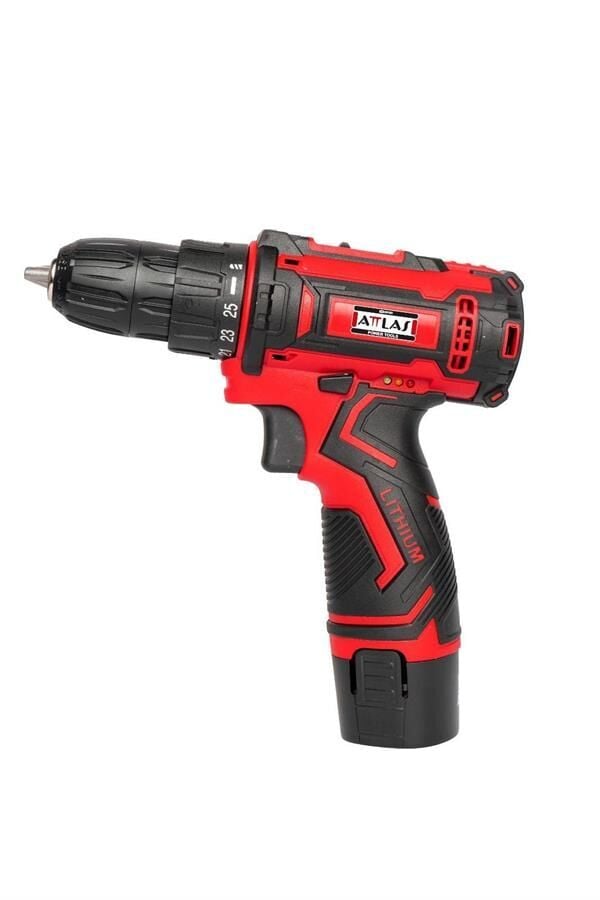 Attlas Eco CDD-202C Kutulu 2 X 2.0 AH 12V 28 NM Tork Akülü Vidalama Matkap