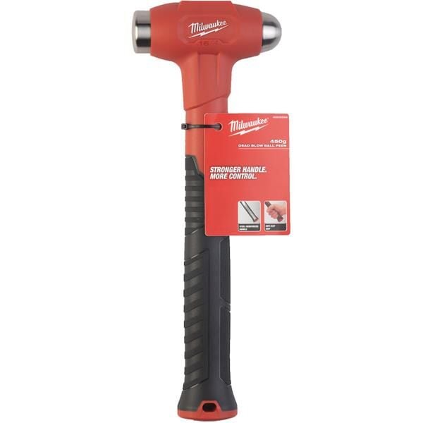 Milwaukee Fiber Saplı Küresel Başlı Bilyeli Çekiç 450 GR 4932492348