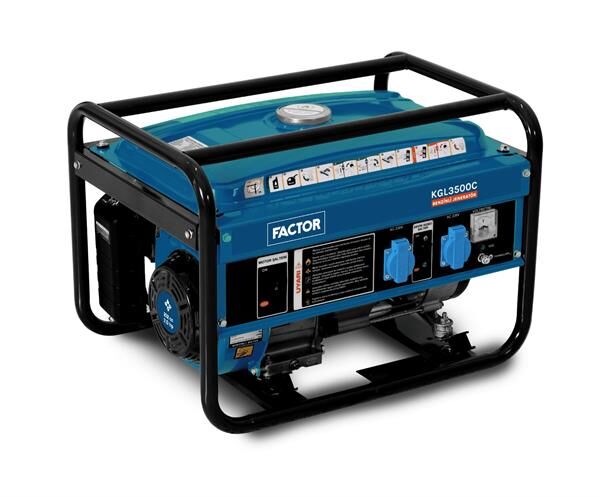 Factor KGL3500C Benzinli Jeneratör İpli 3.5 KVA