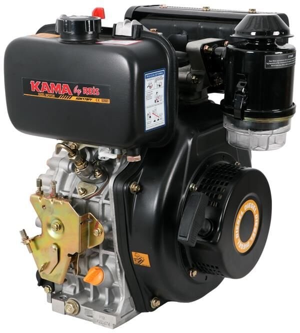 Kama By Reis KDK178FY 7 Hp İpli Kısa Konik Dizel Motor