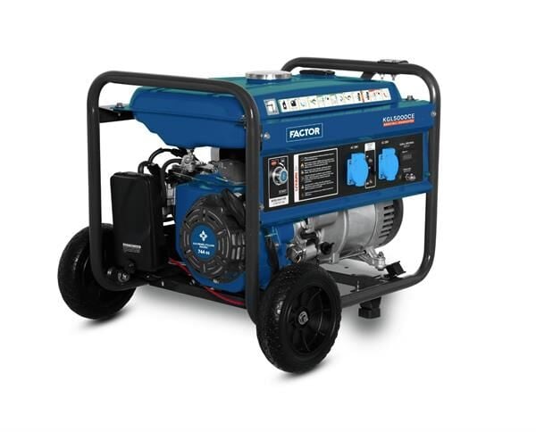 Factor KGL5000CE  Benzinli Jeneratör İpli-Marşlı 5 KVA