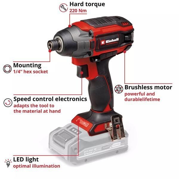 Einhell TP-CI 18/220 Lİ BL Solo Darbeli Vidalama 4510085