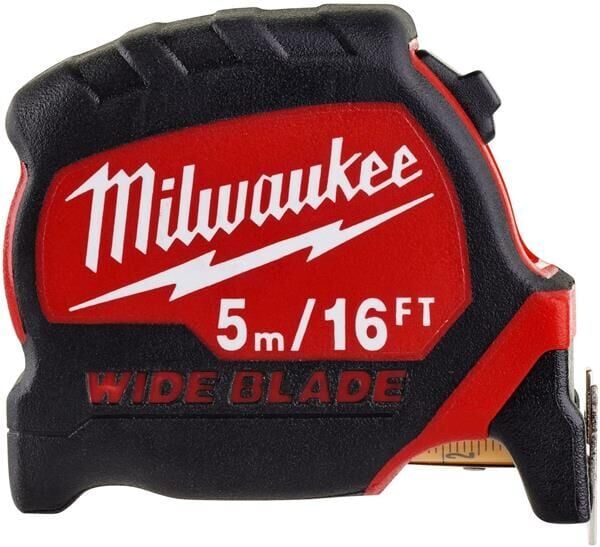 Milwaukee Premium Geniş Bıçak Şerit Metre 5M /16FT 4932471817