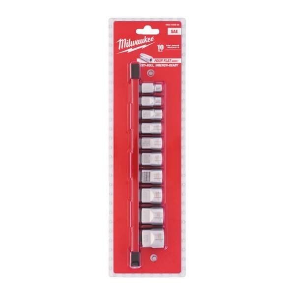 Milwaukee 3/8\'\' Lokma Seti 10 Parça  (INCH) 4932492508