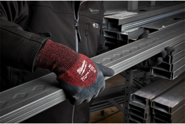 Milwaukee 3. Derece Kesik Korumalı Kışlık Nitril Eldiven - 9/ L - 12 Adet 4932471611