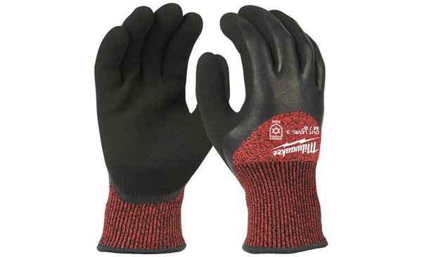 Milwaukee 3. Derece Kesik Korumalı Kışlık Nitril Eldiven - 9/ L - 12 Adet 4932471611
