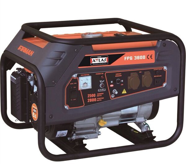 Attlas Fpg 3800 Firman Benzinli Jeneratör 3.5 KVA (monofaze)