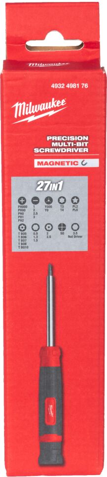 Milwaukee Tornavida Multi Torx Hassas Uçlu 27 IN 1 - 4932498176