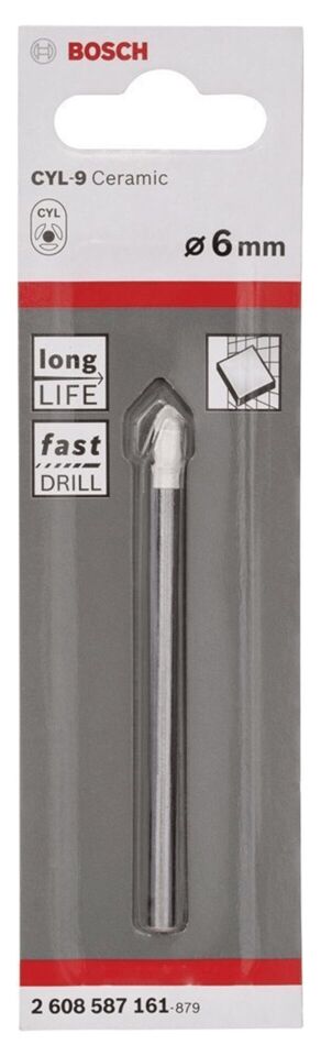 Bosch 6x80 mm Cyl-9 Fayans Delme Matkap Ucu 2 608 587 161