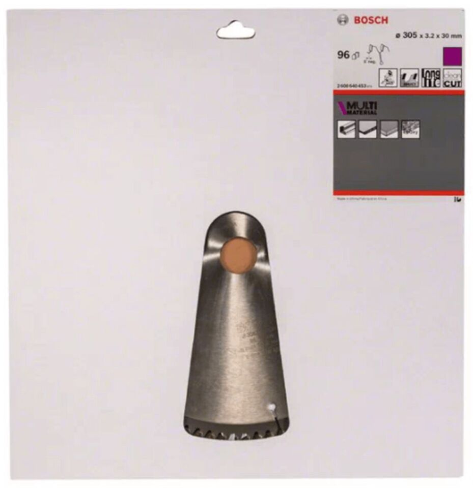 Bosch Daire Testere Bıçağı Multi Material 305x3,2x30 mm 96 Diş 2608640453