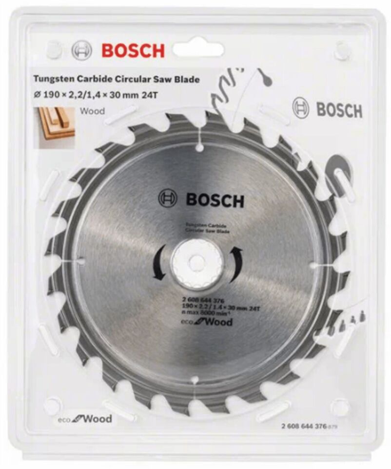 Bosch Ahşap Daire Testere Bıçağı 190x2,2/1,4x0mm 24T