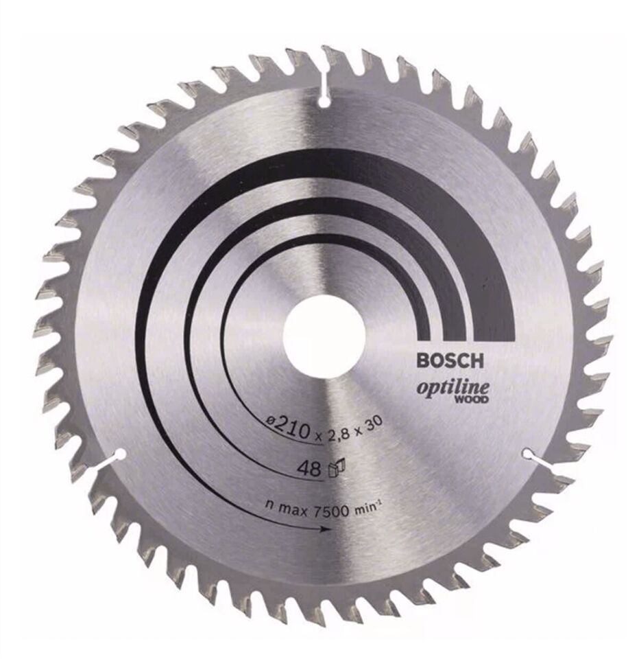 Bosch Daire Testere Bıçağı Optiline Wood 210x2,8x30 Mm 48 Diş 2608640623