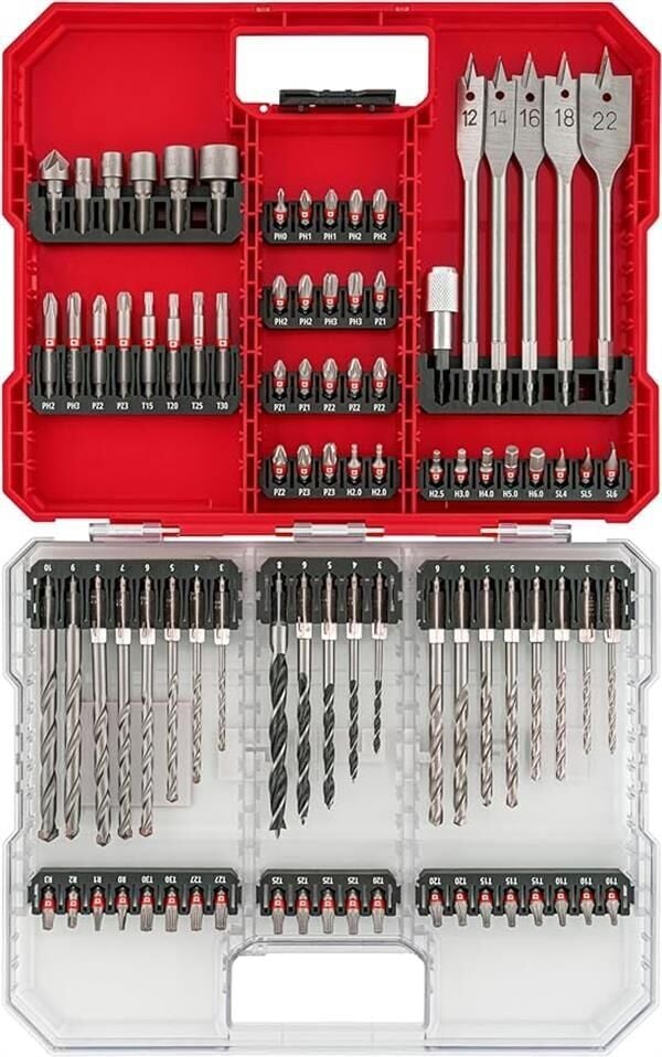 Einhell XL-Case 95 Parça Darbeye Dayanıklı Bits Uç Matkap Seti 108798