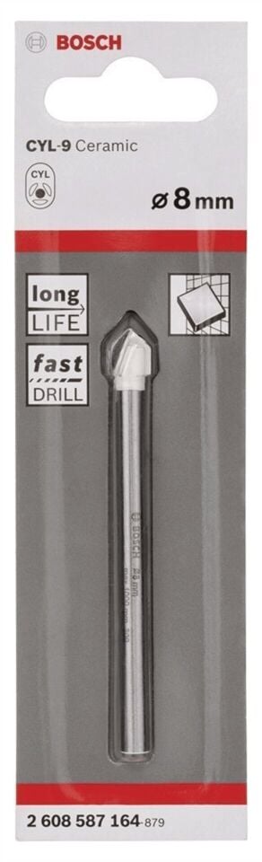 Bosch 8x80 mm Cyl-9 Fayans Delme Matkap Ucu 2 608 587 164