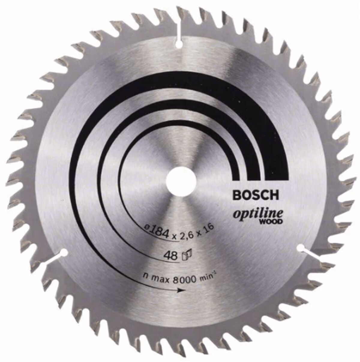 Bosch Daire Testere Bıçağı Optiline Wood 184x2,6x16 mm 48 Diş 2608641181