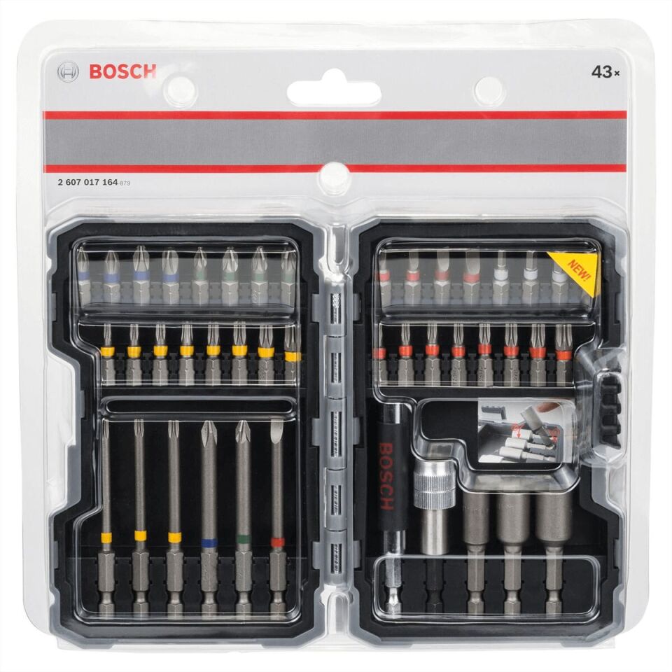 Bosch Vidalama Ucu Seti 43 Parça 2607017164