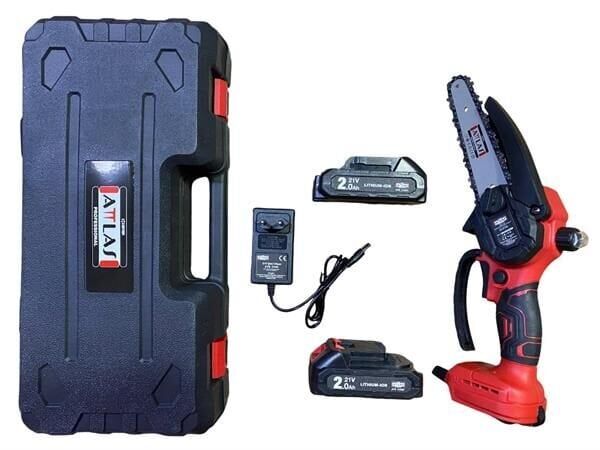 Atlas ATB 21 BT-202C 21 Volt 2x2.0 Ah Akülü Kömürsüz Budama Testeresi