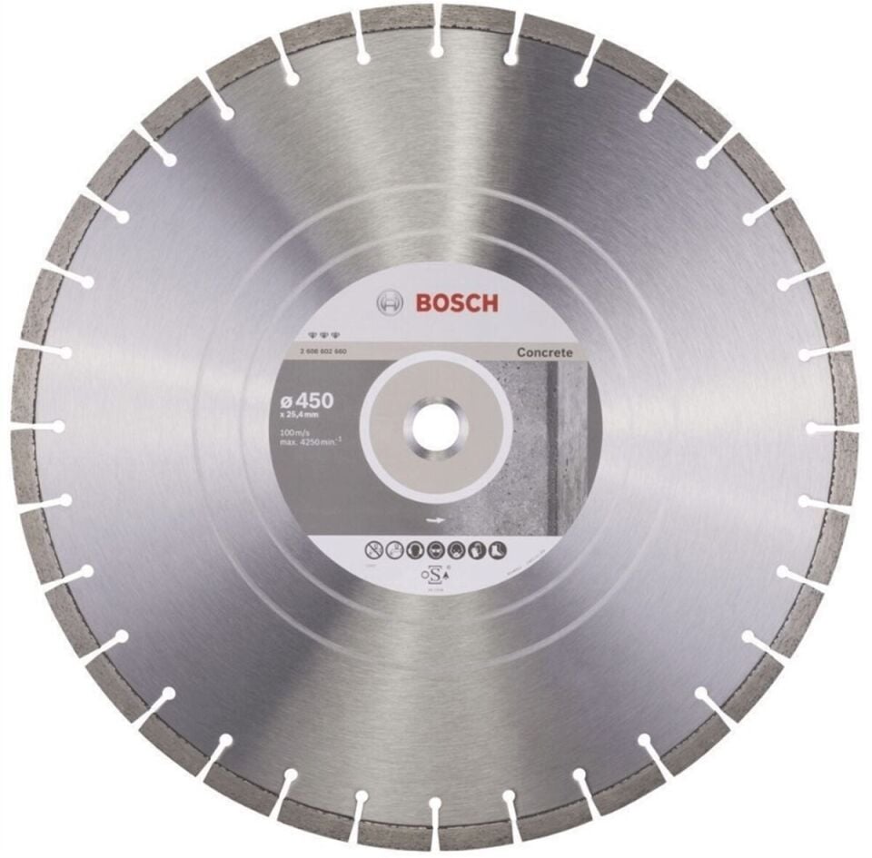 Bosch Beton İçin Elmas Kesme Diski Standard For Concrete 450 Mm 2608602546
