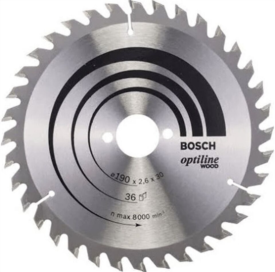 Bosch Daire Testere Bıçağı Optiline Wood 254x30 mm 40 Diş 2608640438