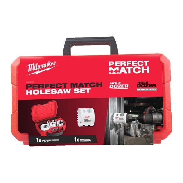 Milwaukee Perfect Match Panç Seti 9+1 Parça 4932492889