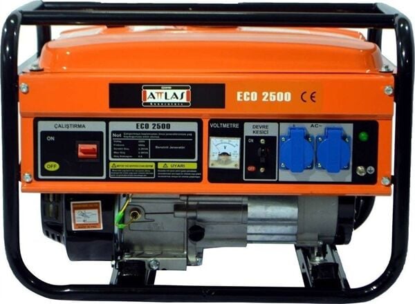 Attlas Eco 2500 2.2 KVA Benzinli (monofaze) Jeneratör