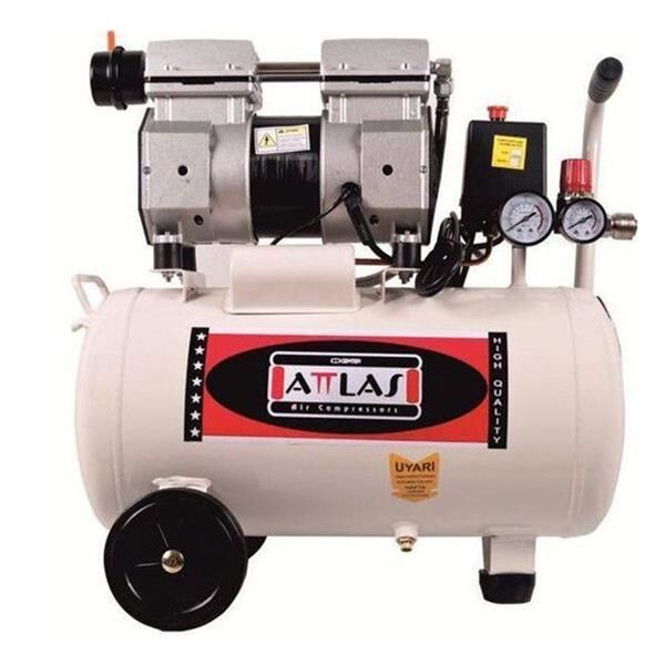 Attlas Sessiz Hava Kompresörü 25 Lt SK1025