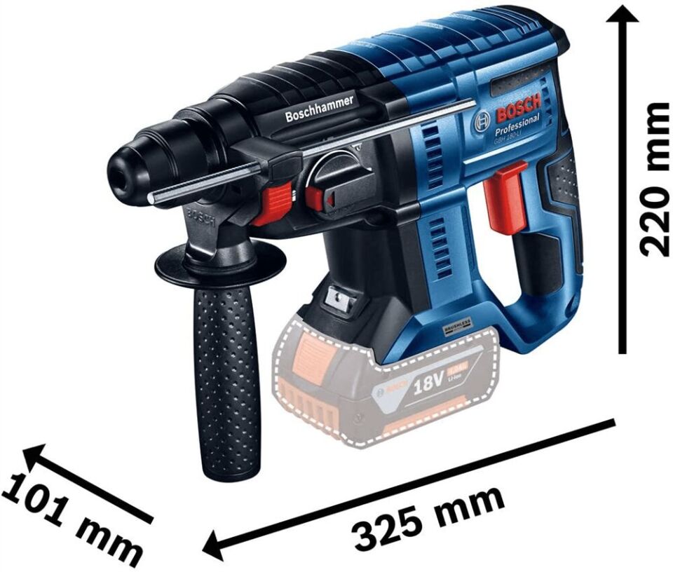 Bosch Professional GBH 180-LI 4 Ah Çift Akülü Kırıcı Delici