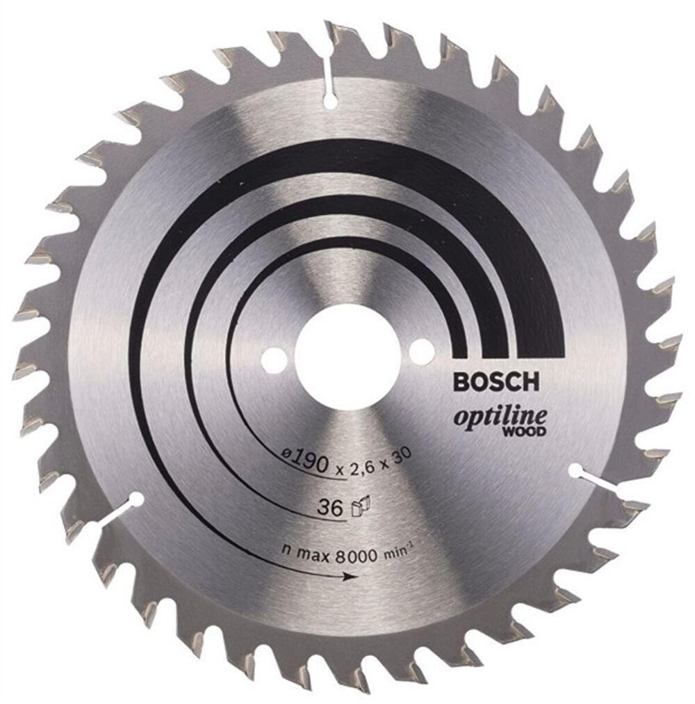 Bosch Daire Testere Bıçağı 190 X 30 Mm 36 Diş