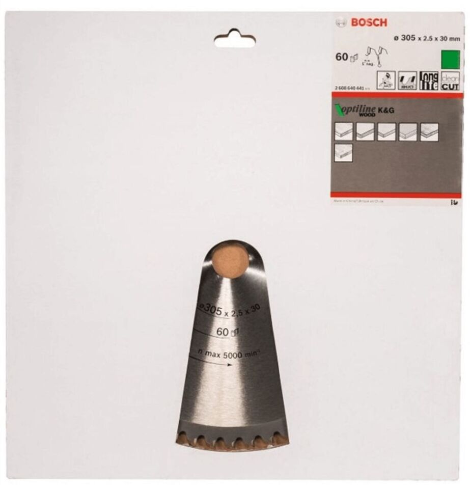 Bosch Daire Testere Bıçağı Optiline Wood 305x30 mm 60 Diş 2608640441