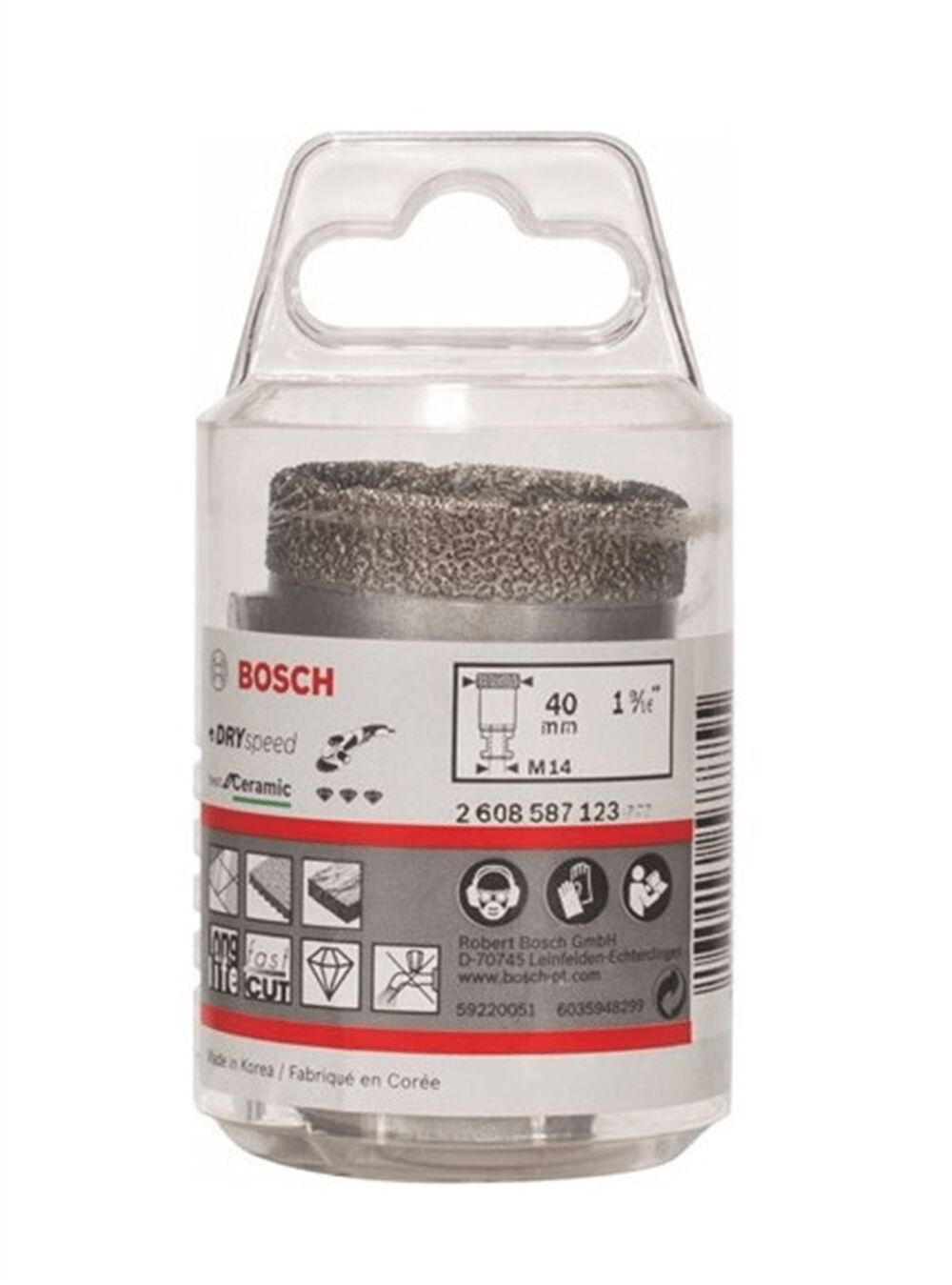 Bosch Kuru Elmas Delici Uç DrySpeed Best For Ceramic 40x35 mm 2608587123