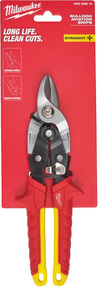 Milwaukee Kaportacı Makası Düz Kısa 210 mm 4932499010