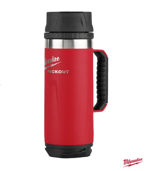 Milwaukee Packout Termos Bardak 532 ML Kırmızı 4932493471