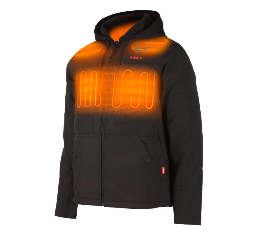 Milwaukee  M12 HPJbl2-0 L Isıtıcılı Puffer Mont Siyah 4932480073