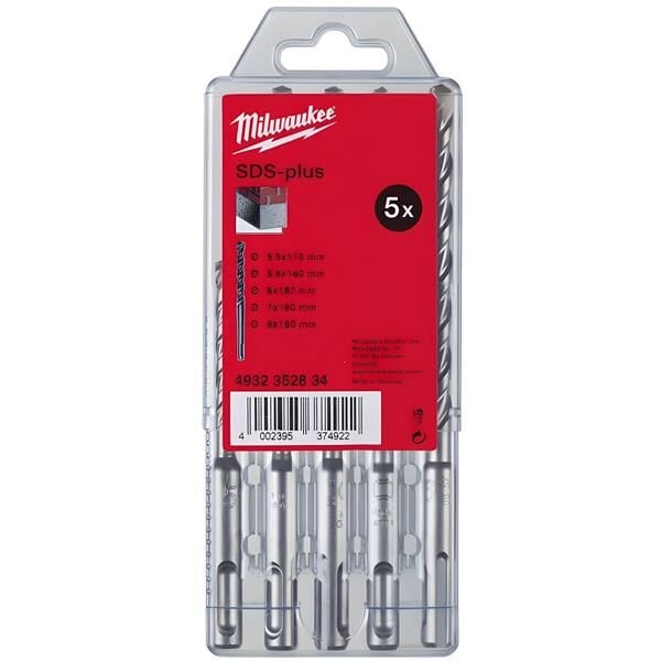 Milwaukee 5 Parça Sds-Plus Ms 2 Seri 2 Elmas Matkap Uç Seti