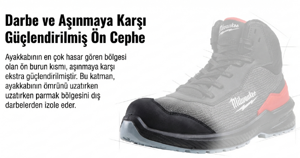 Milwaukee Flextred Ayakkabı S1PS 1M110133 Esd 4932493710