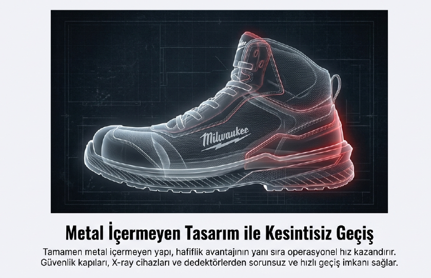 Milwaukee Flextred Ayakkabı S1PS 1M110133 Esd 4932493710