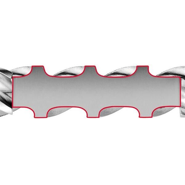 Milwaukee 5 Parça Sds-Plus MX4 Seri 4 Elmaslı Matkap Uç Seti 4932352835