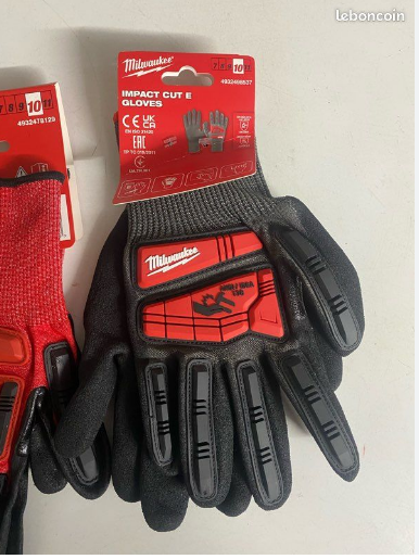 Milwaukee Darbeye ve Kesilmeye Dayanıklı Eldiven 5.Seviye 10/XXL 4932498537