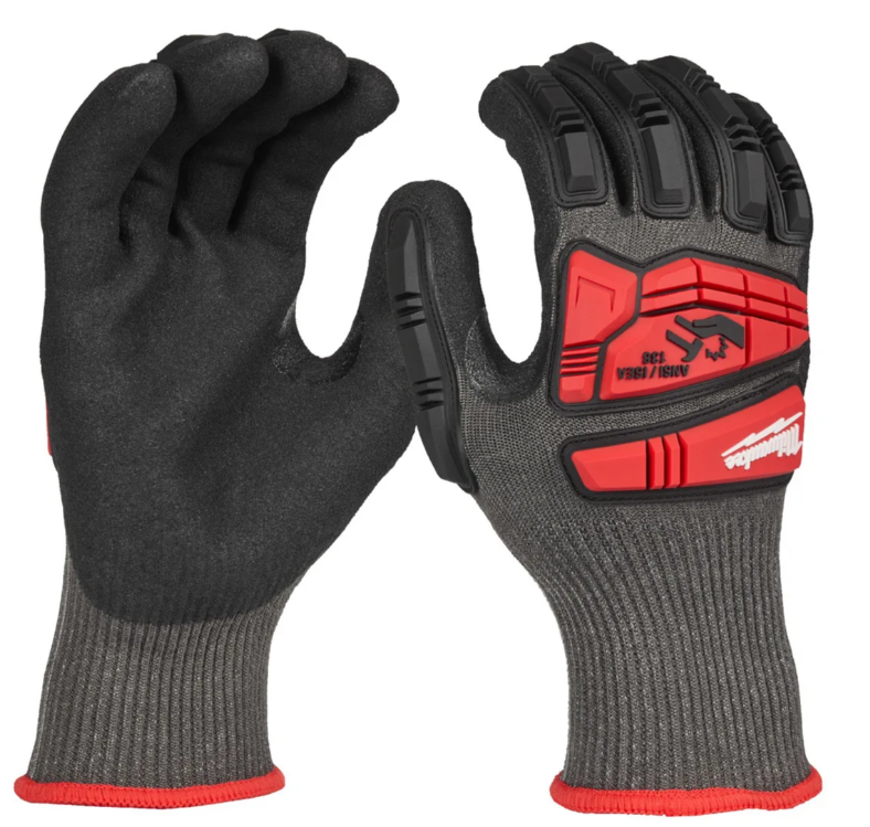 Milwaukee Darbeye ve Kesilmeye Dayanıklı Eldiven 5.Seviye 10/XXL 4932498537
