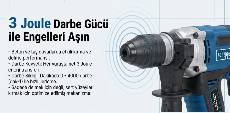 Scheppach Elektrikli Kırıcı Delici DH2260