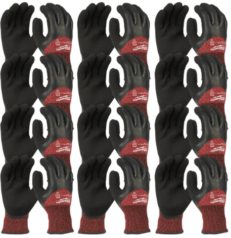 Milwaukee 3.Derece Kesik Korumalı Nitril Eldiven 11/XXL PK(12) 4932479015